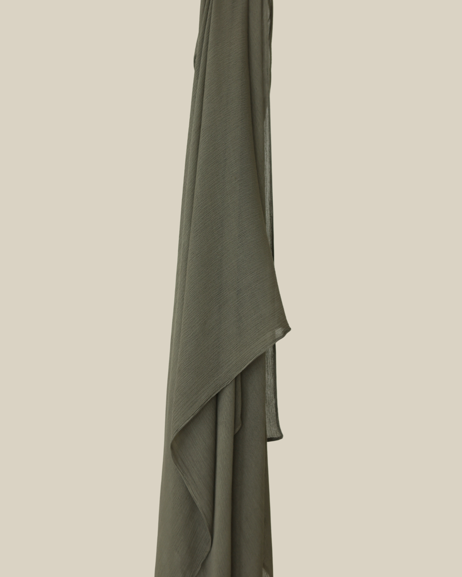 Sage Rayon Hijab Tassel Free