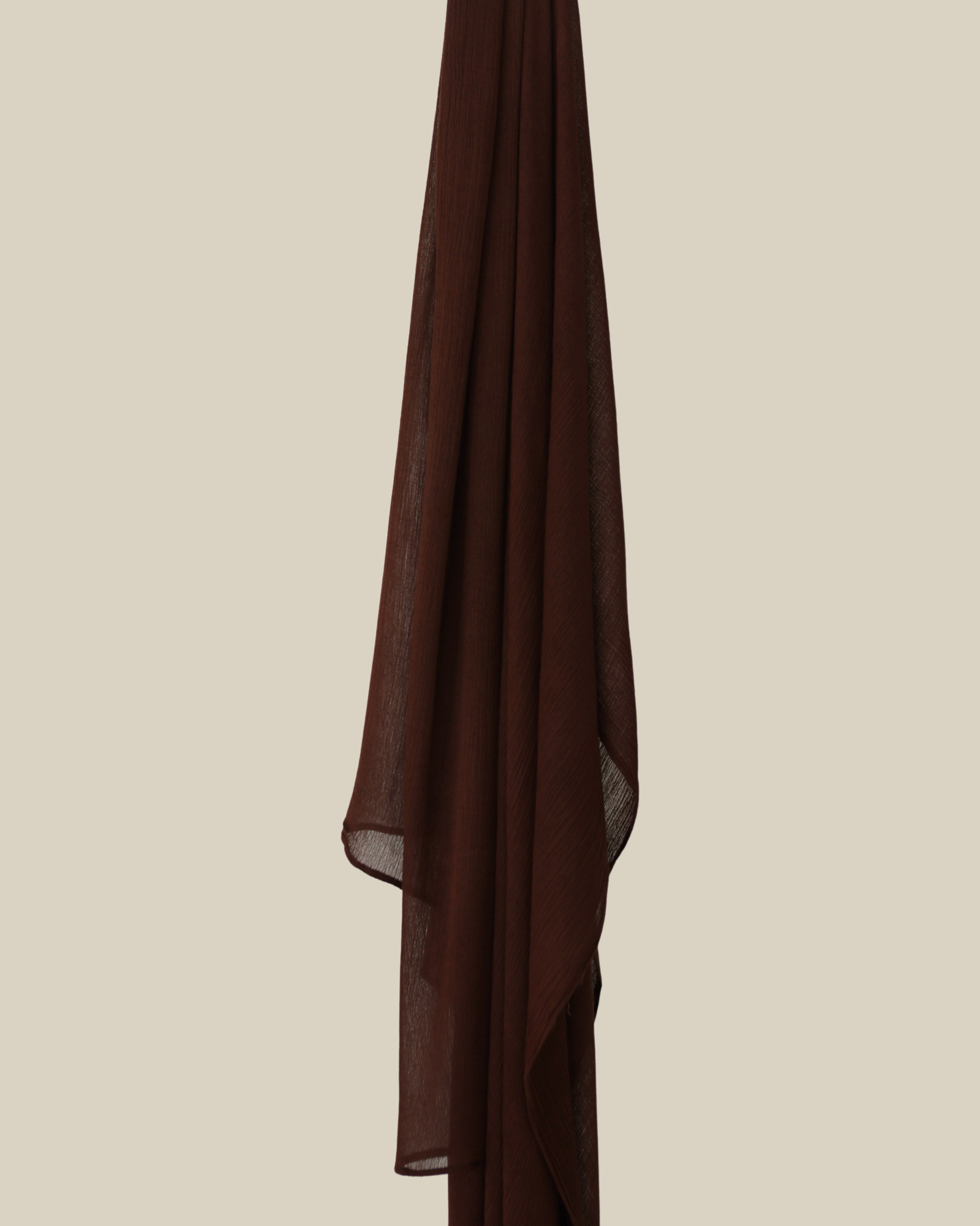 Plum Rayon Hijab Tassel Free