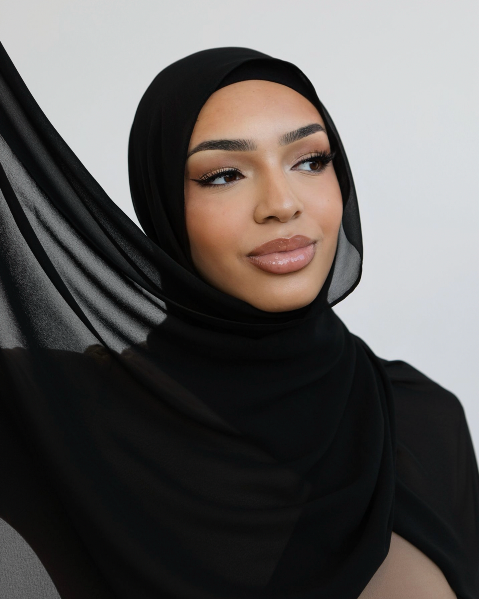 Midnight Chiffon Hijab