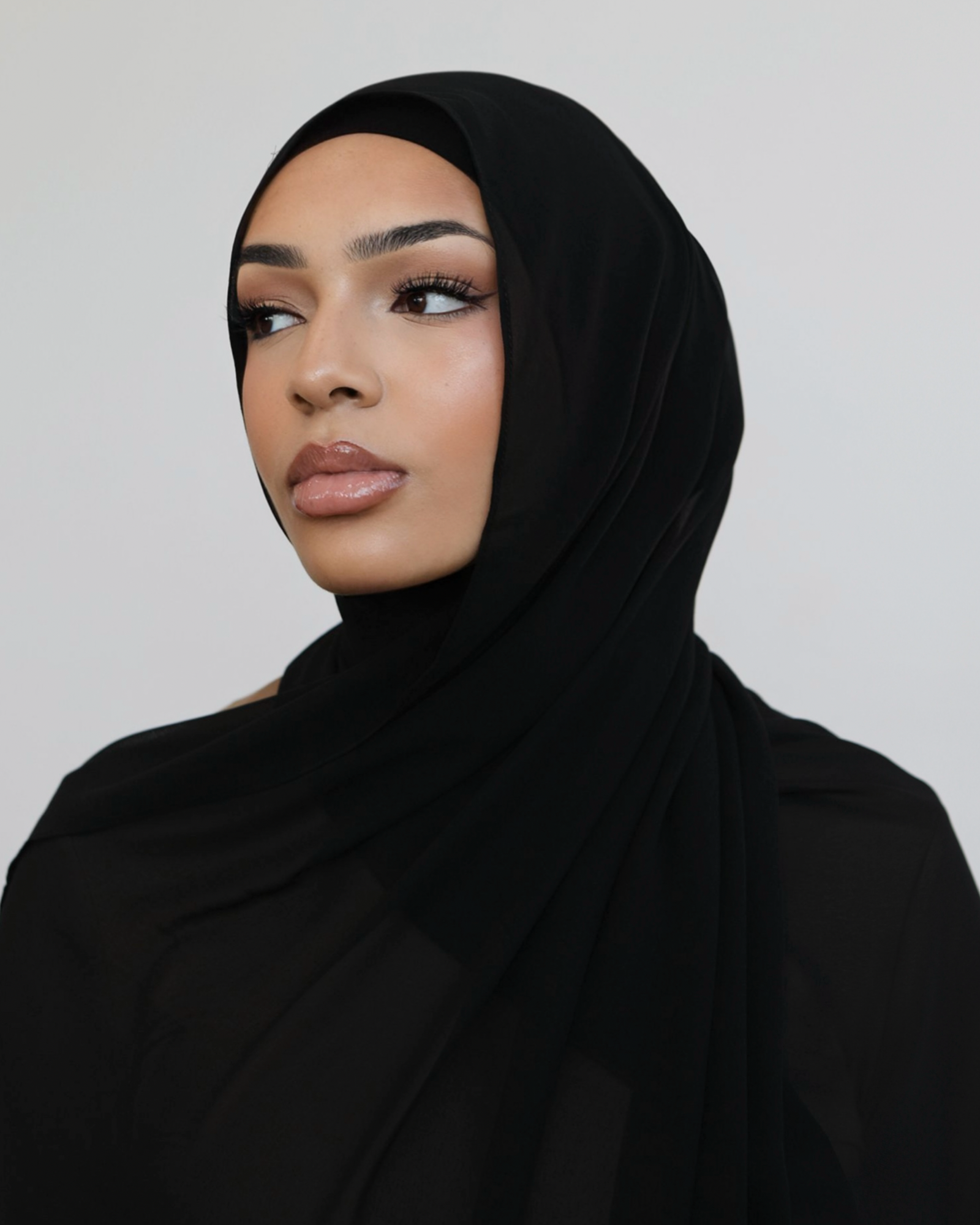 Midnight Chiffon Hijab