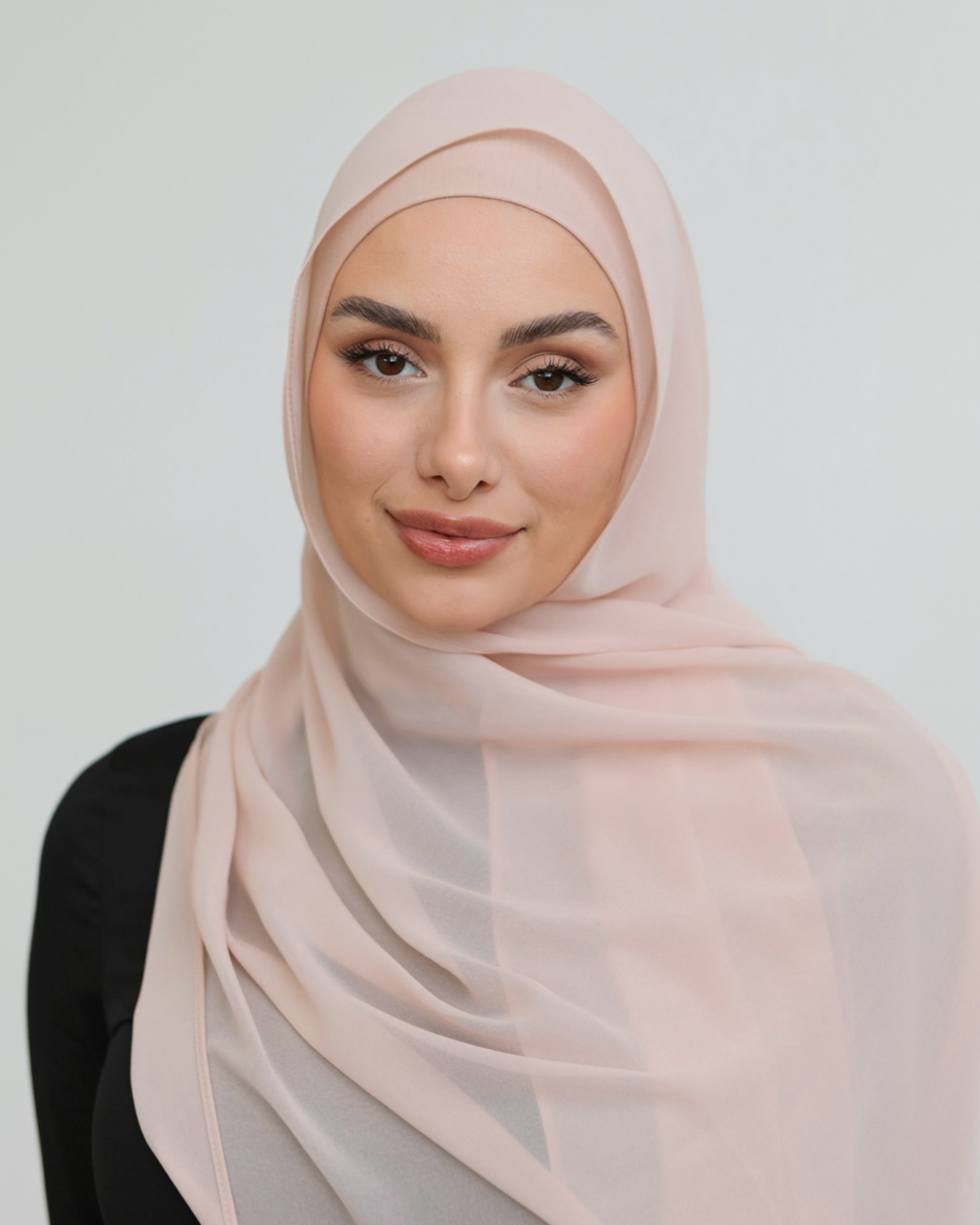Melon Chiffon Hijab