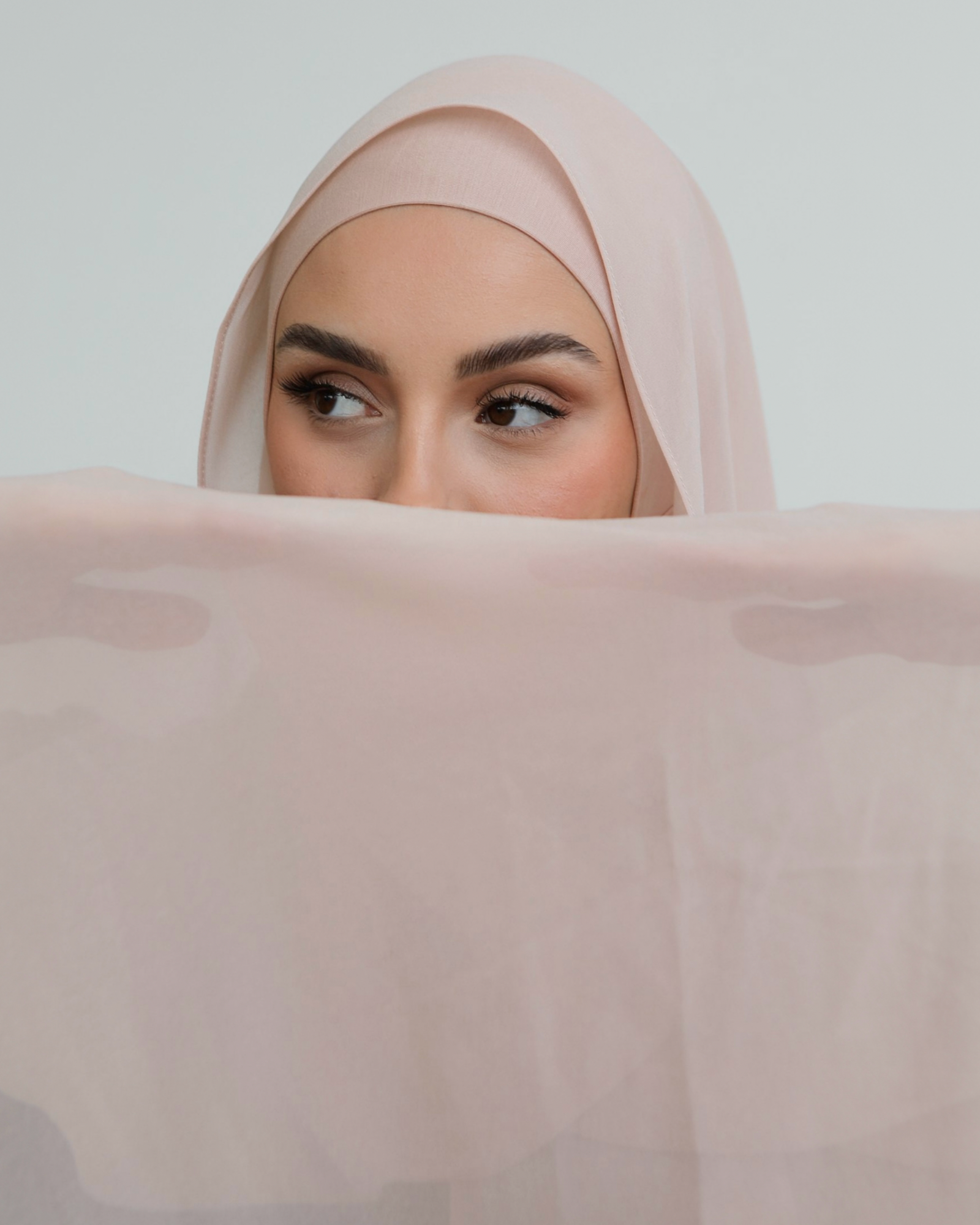 Melon Chiffon Hijab