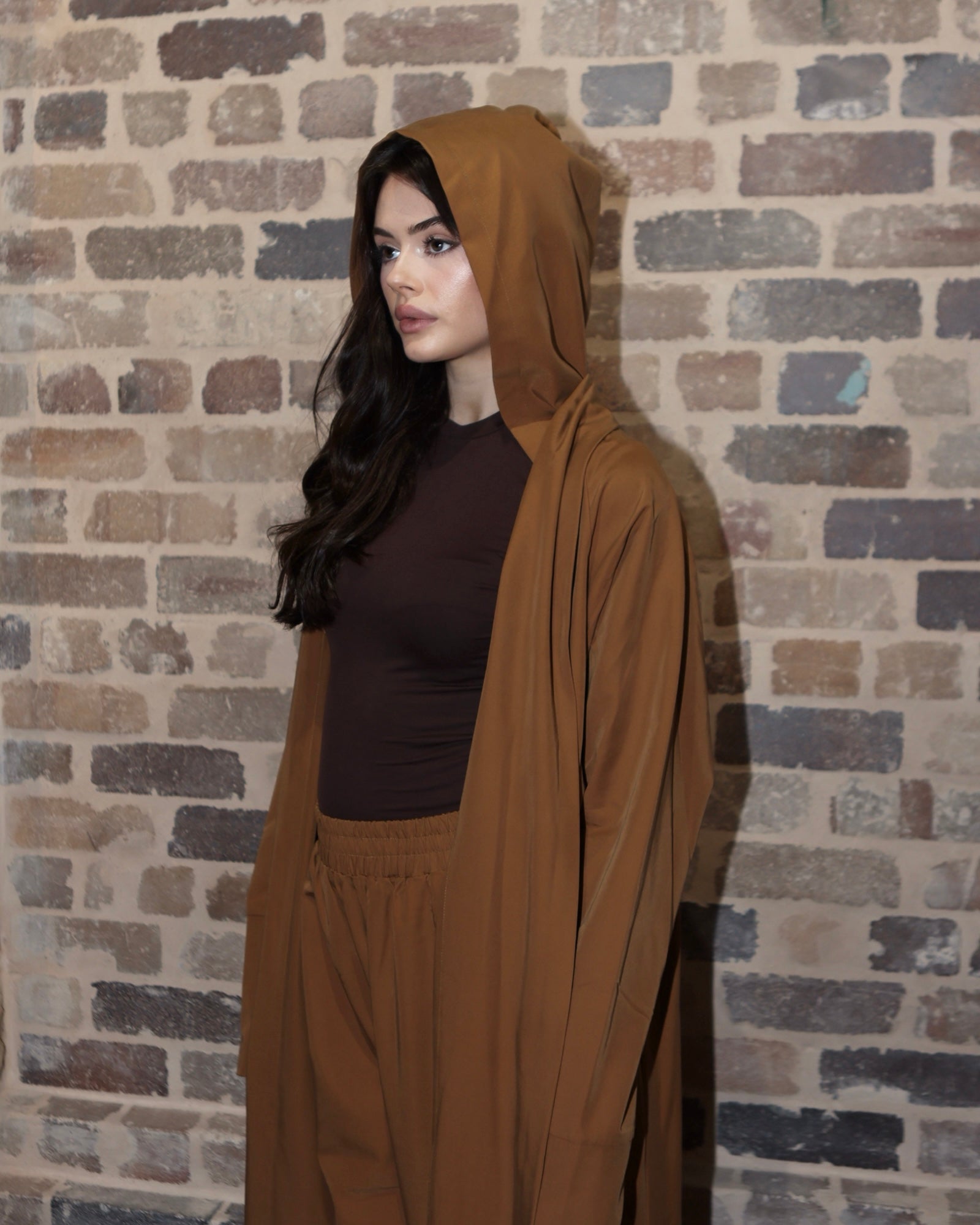 The Ember Hood Copper Brown