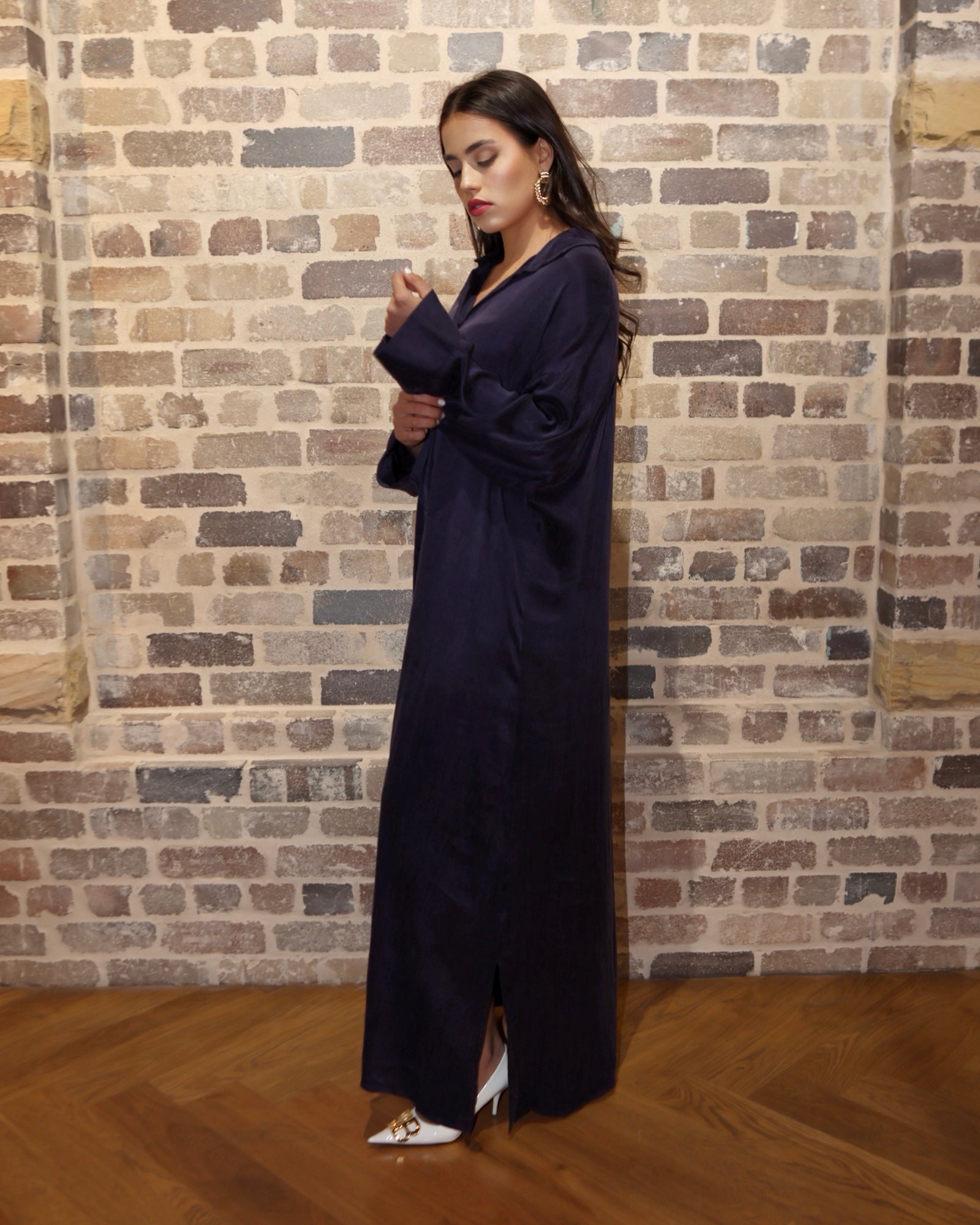 Classic Shirt Dress Navy