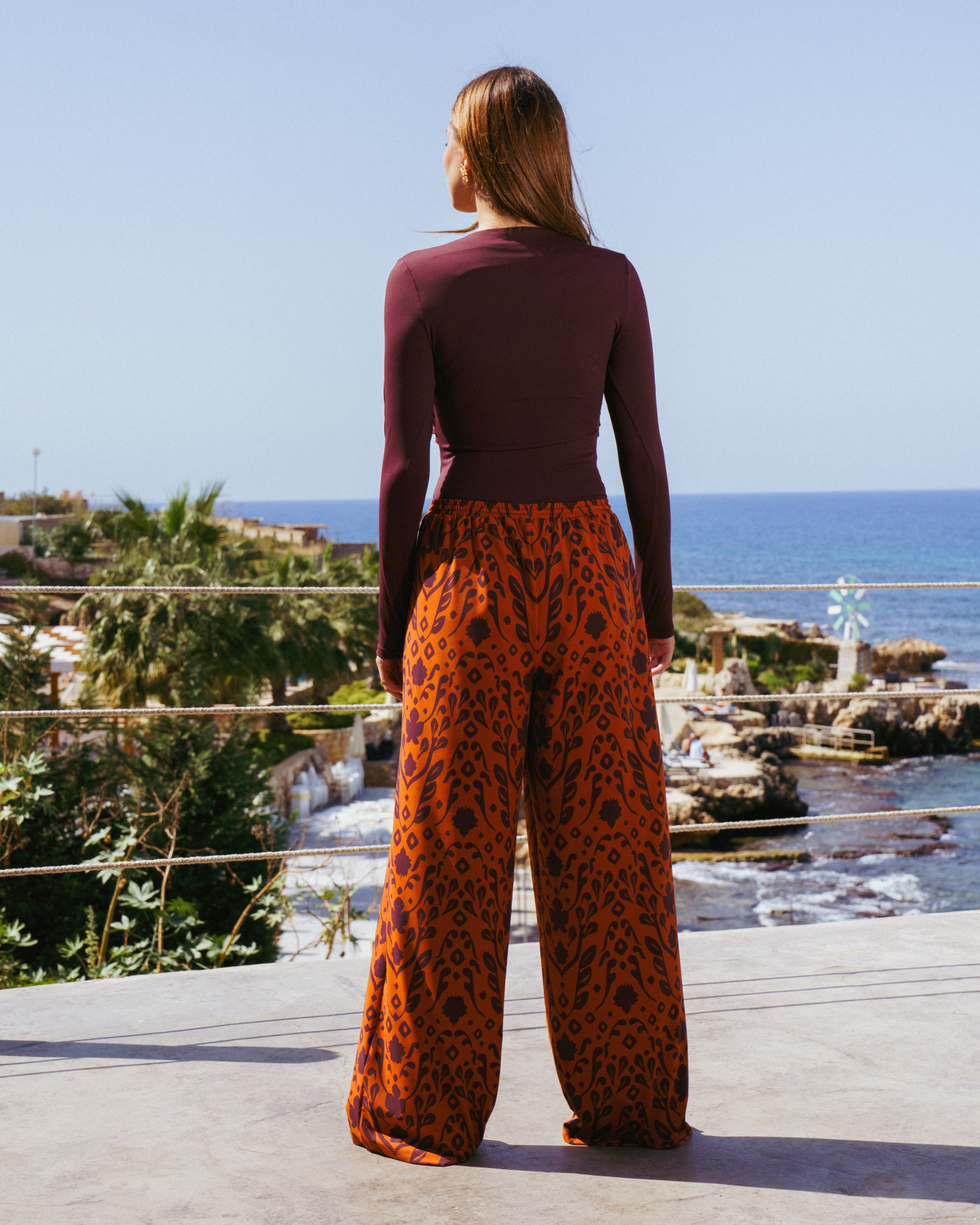 Bayan Full Coverage Swim Pant Print