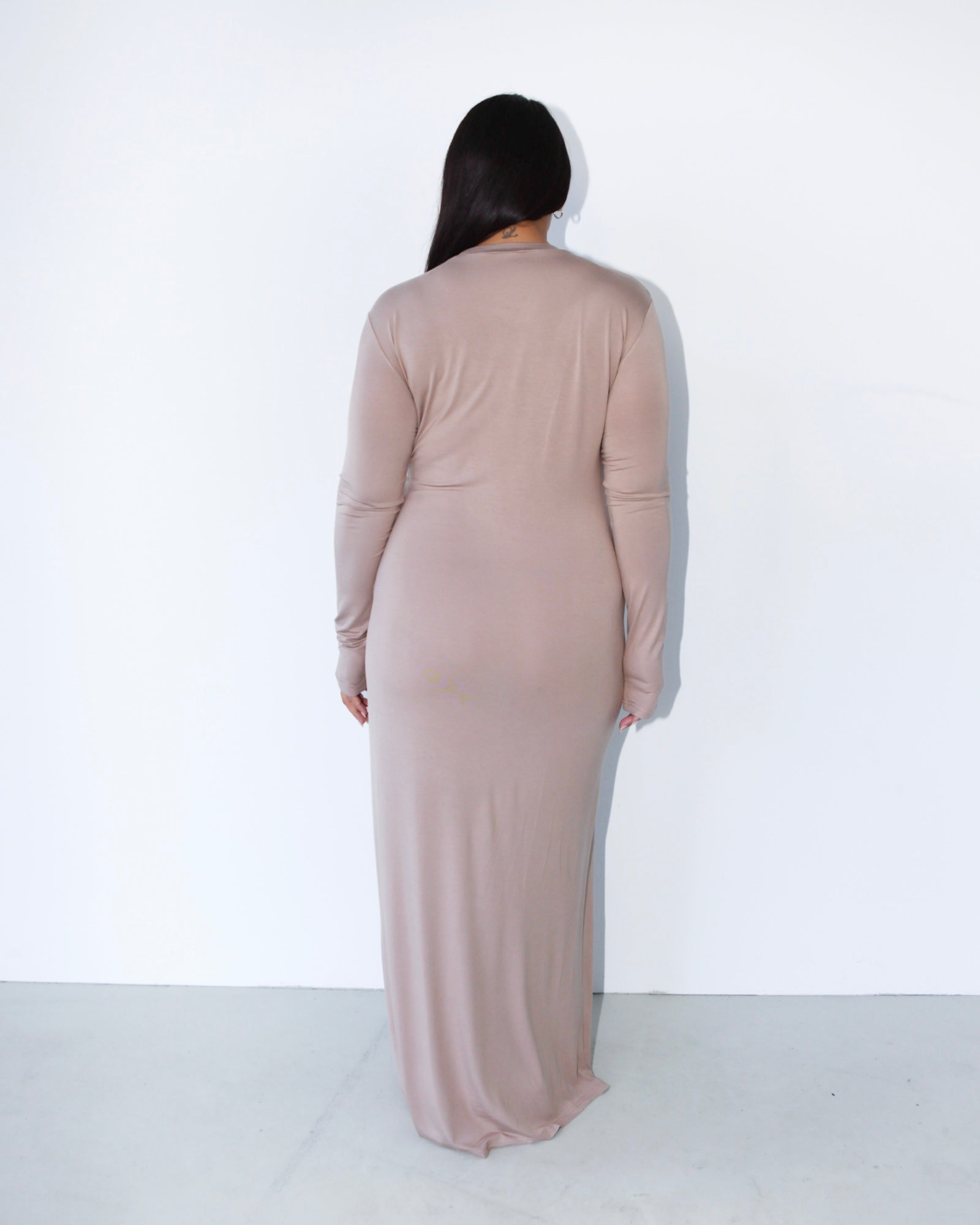 Tan Slip Dress