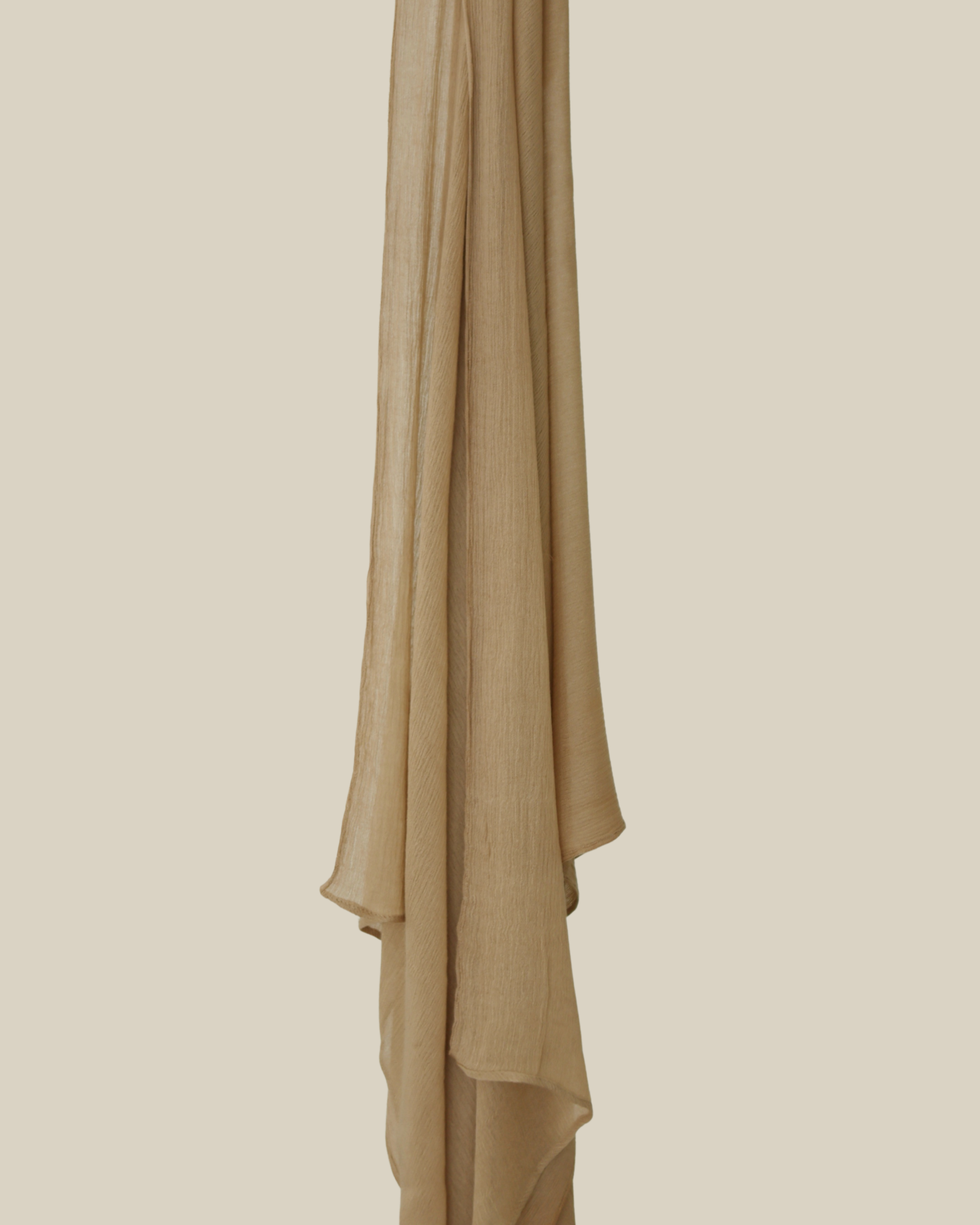 Latte Rayon Hijab Tassel Free