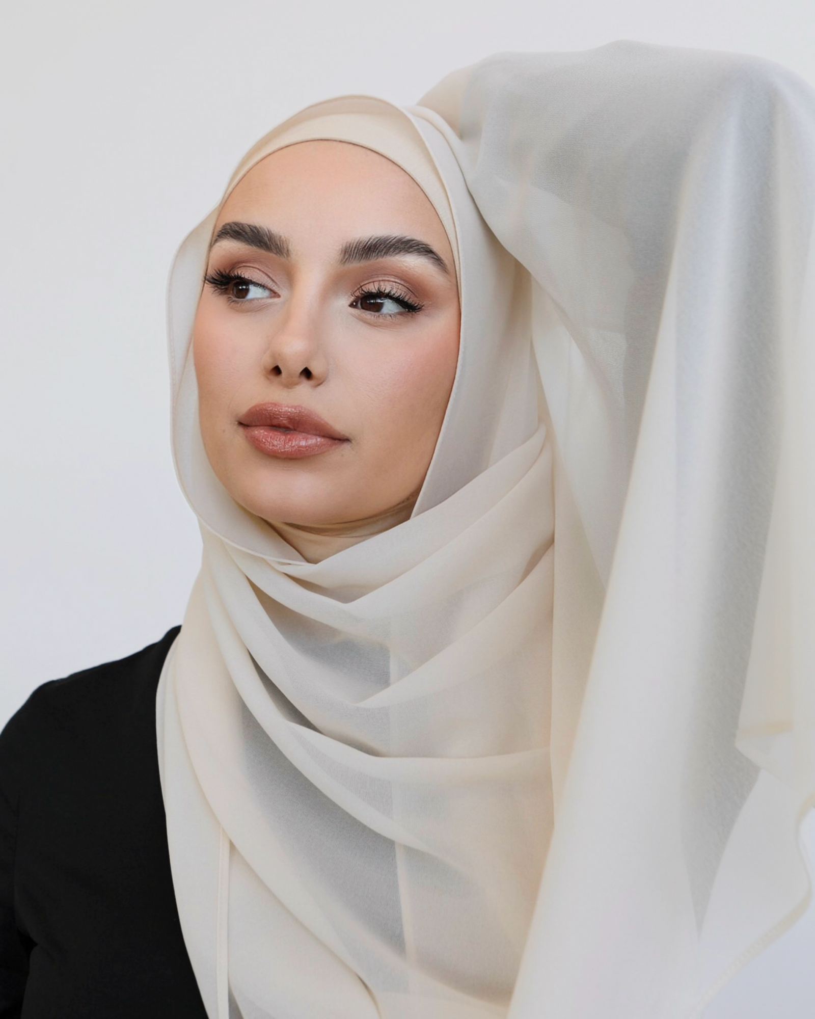 Bone Chiffon Hijab