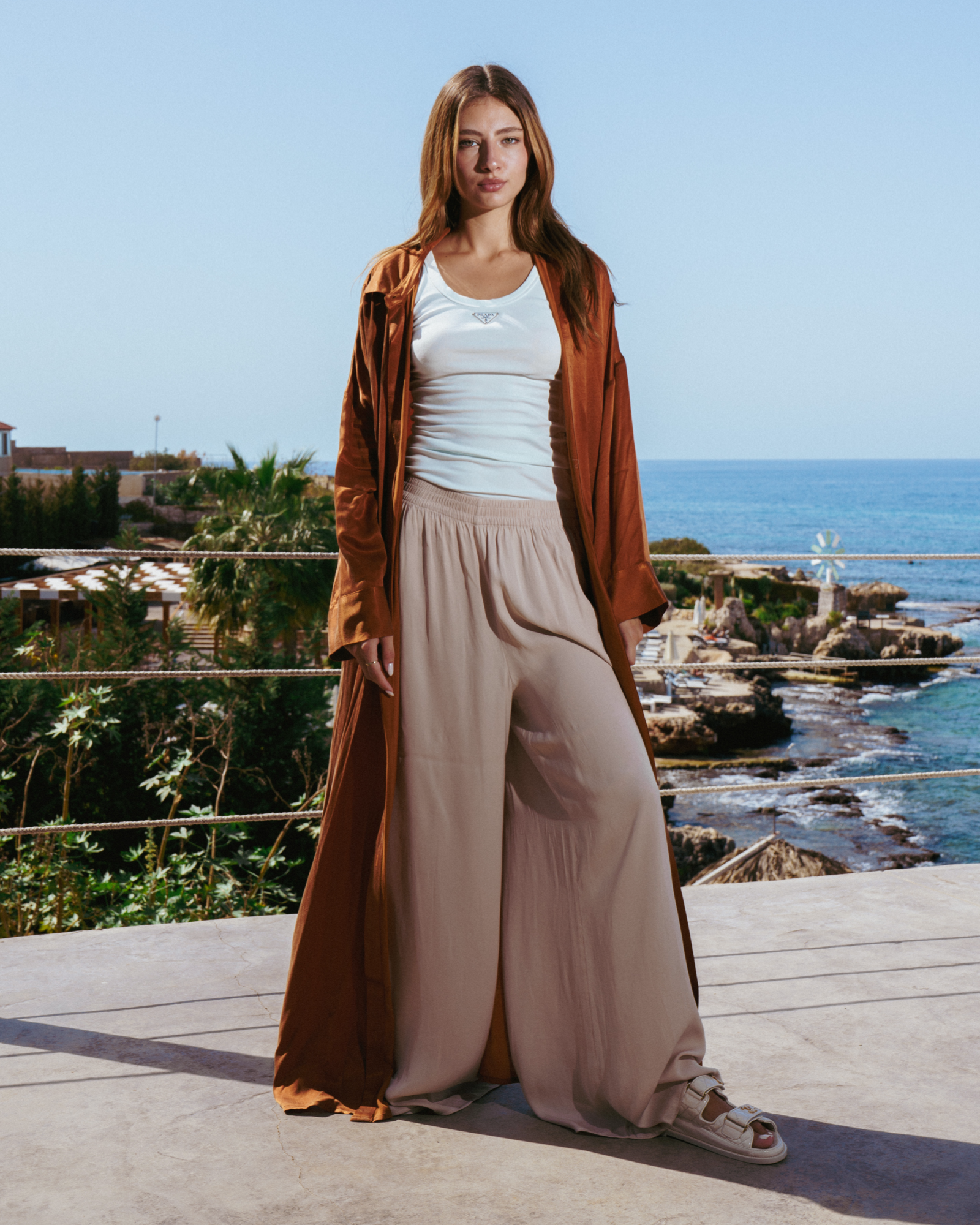 Classic Shirt Dress Caramel