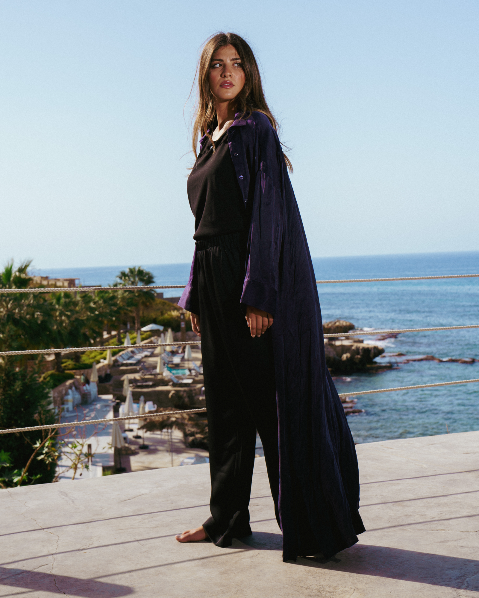 Classic Shirt Dress Navy