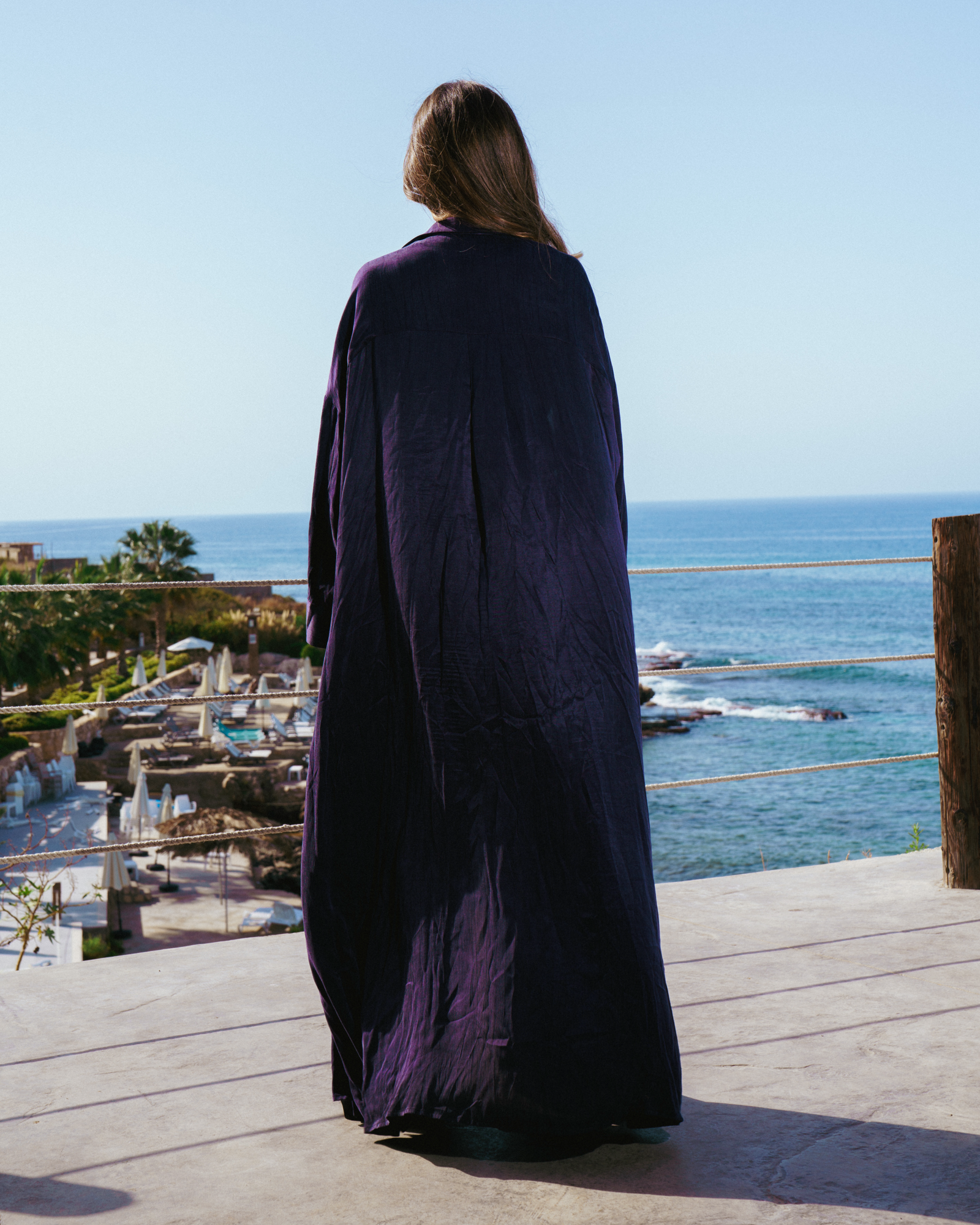 Classic Shirt Dress Navy