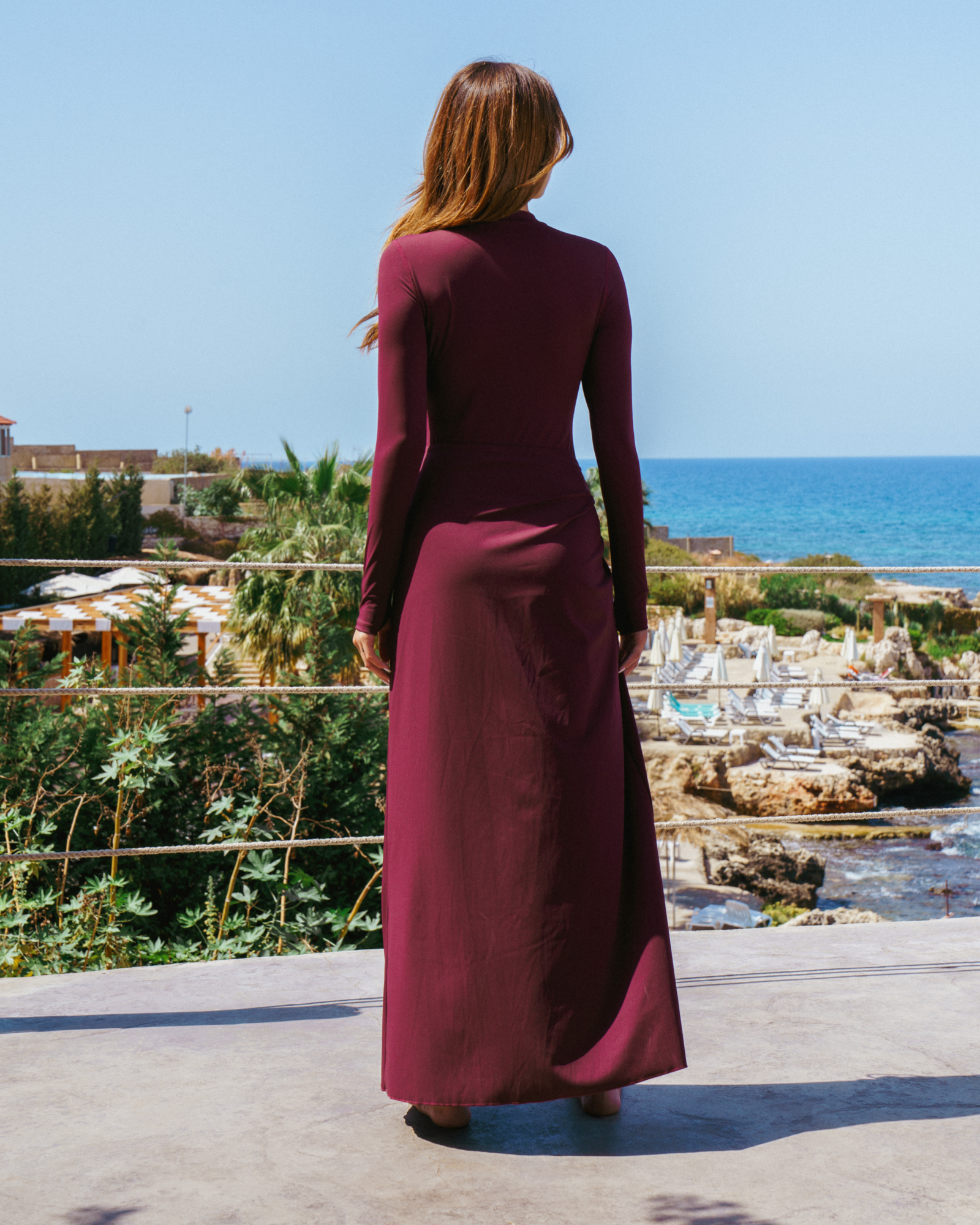 Sahar Rouched Swim Skirt