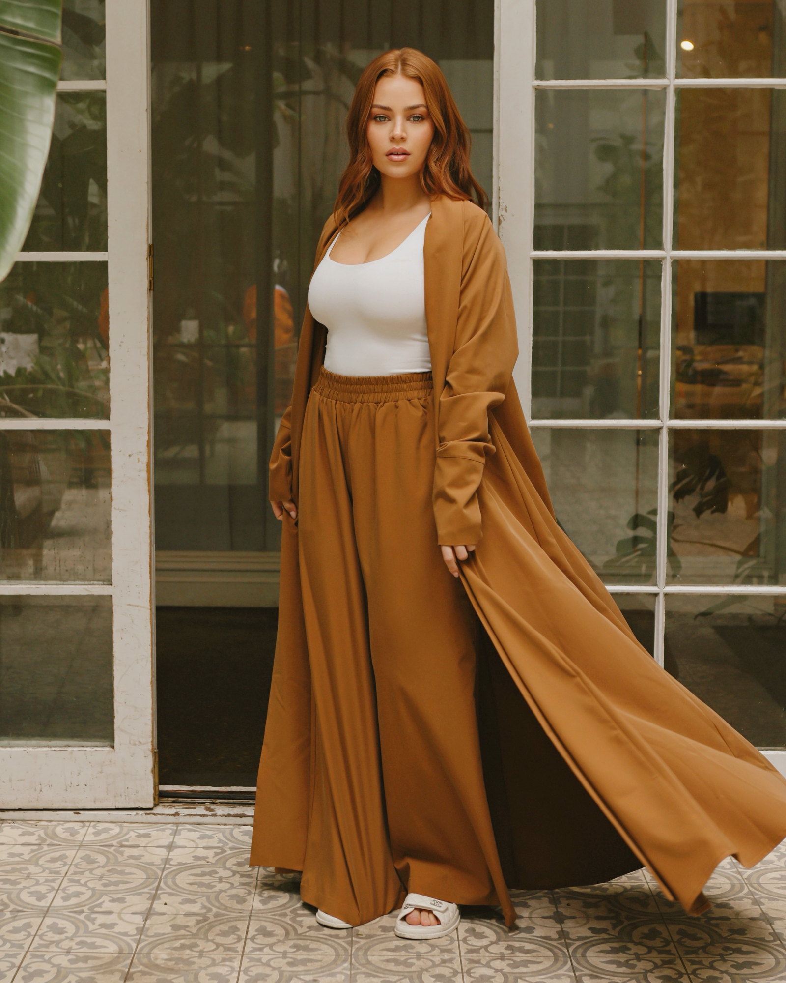 The Ember Hood Copper Brown