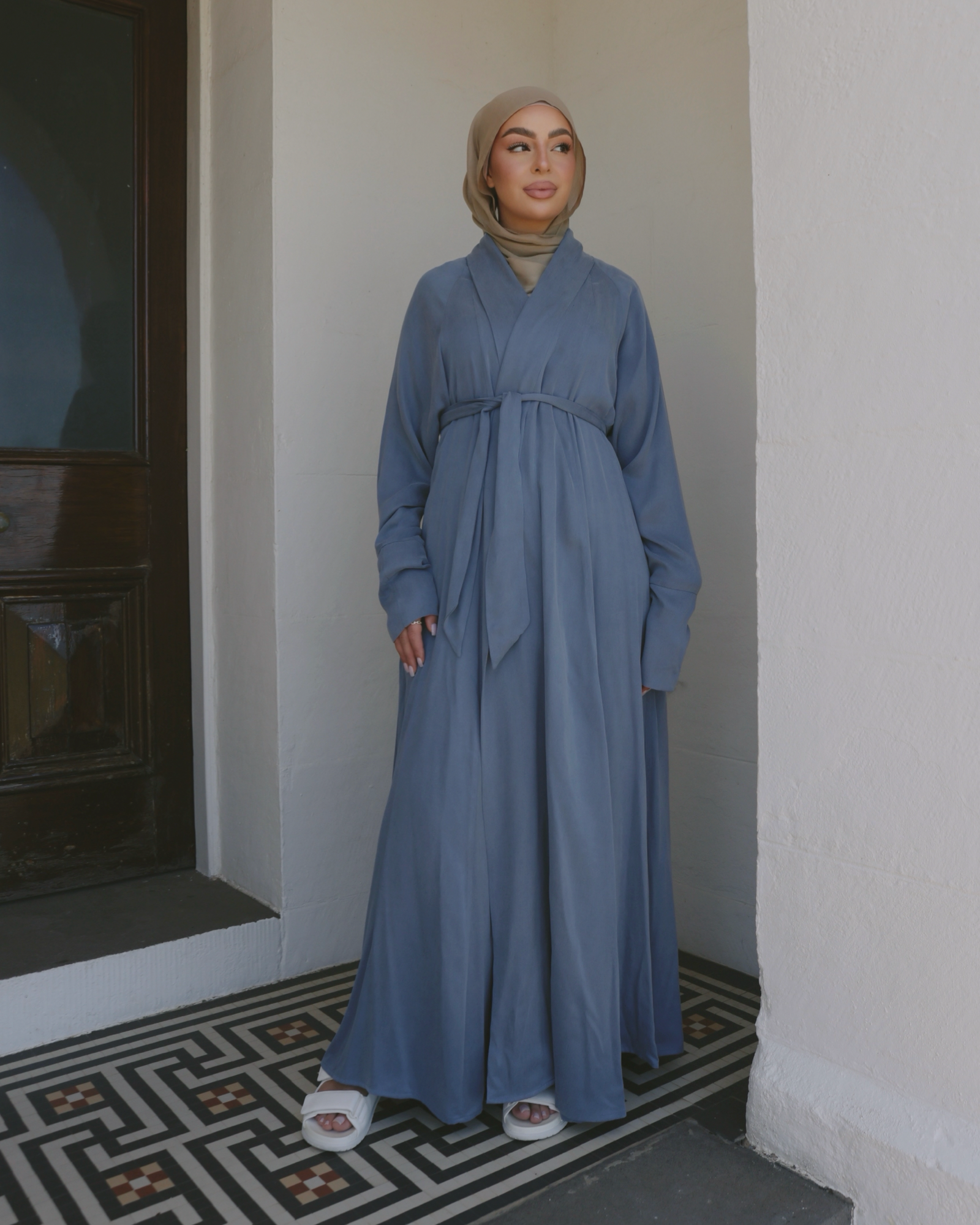 Soléa Wrap Dress Blue