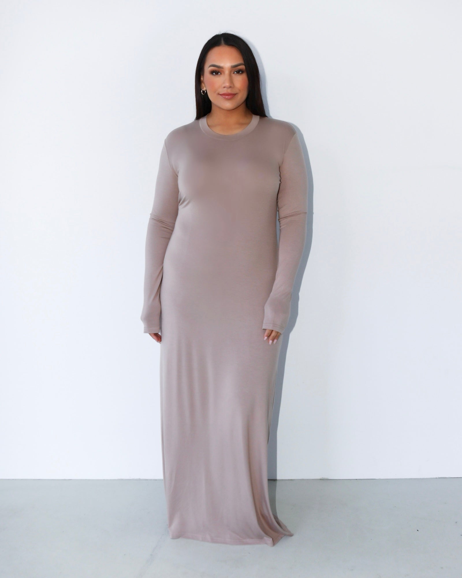 Tan Slip Dress