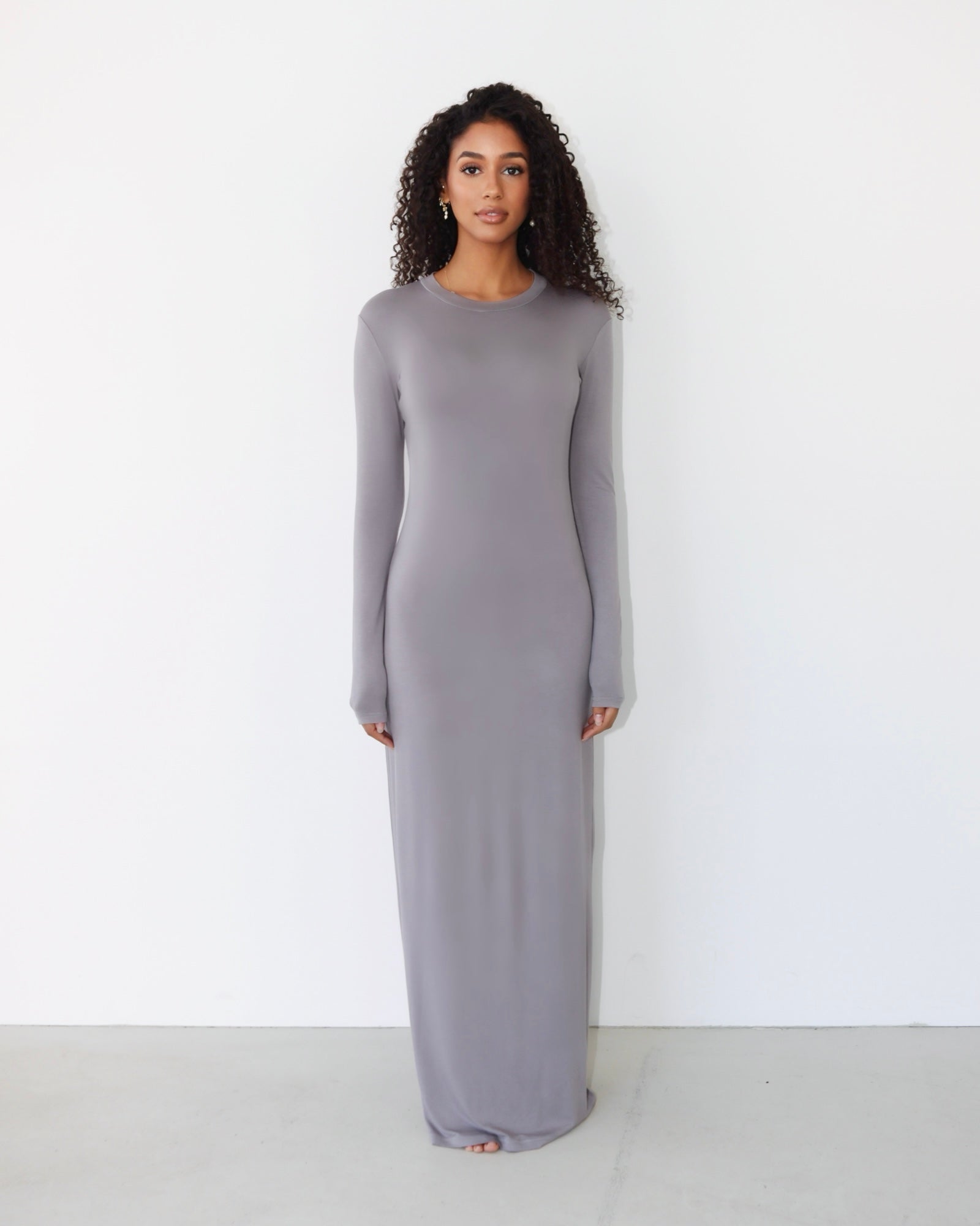 Grey Slip Dress