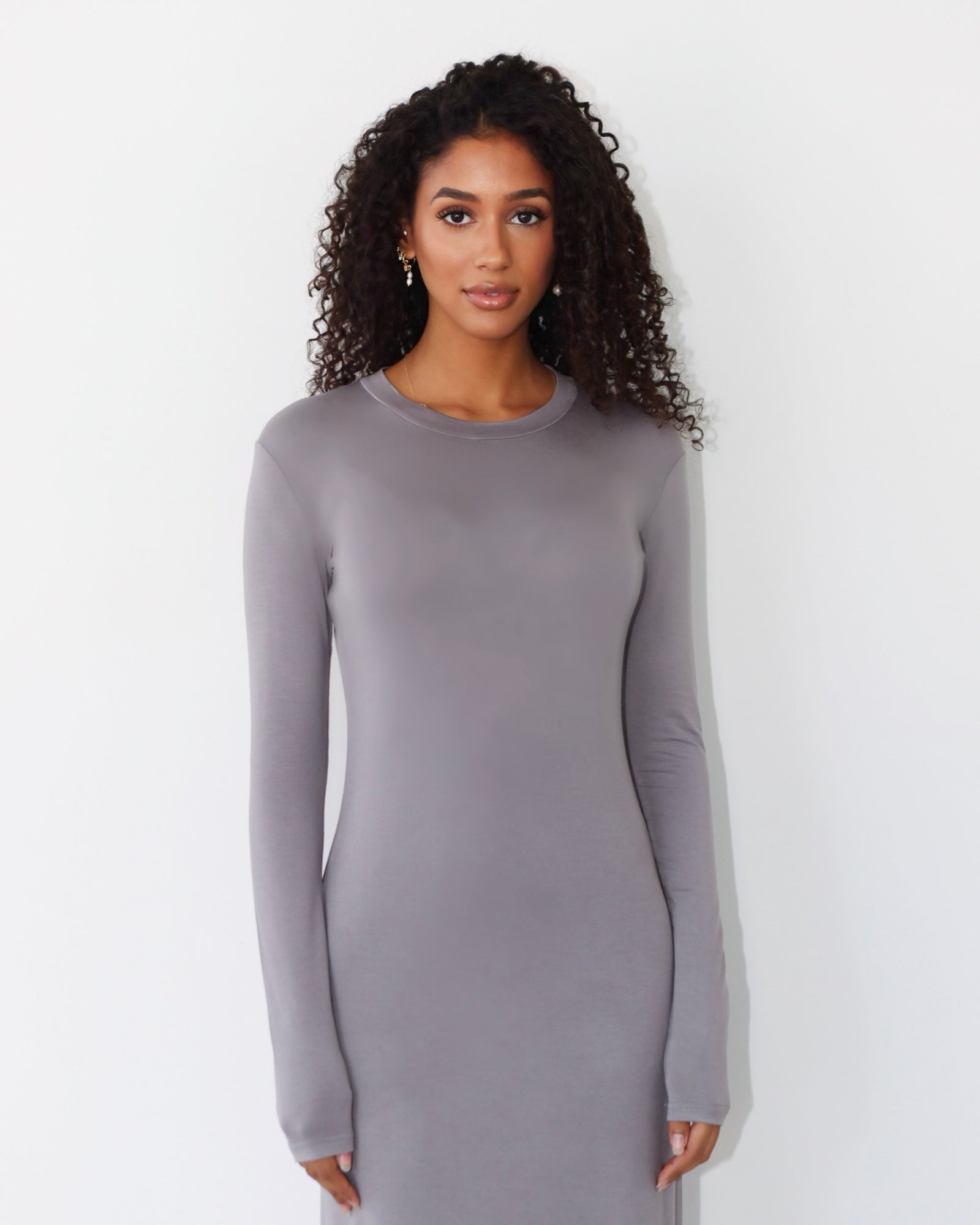Grey Slip Dress