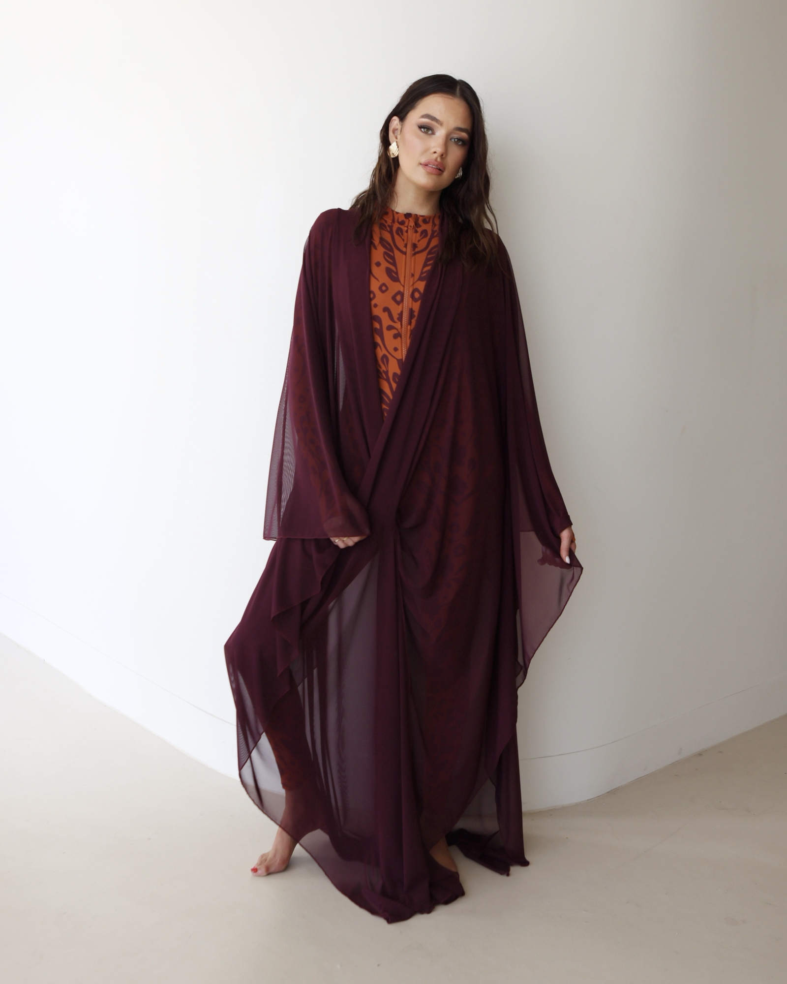 Solara Solid Kaftan