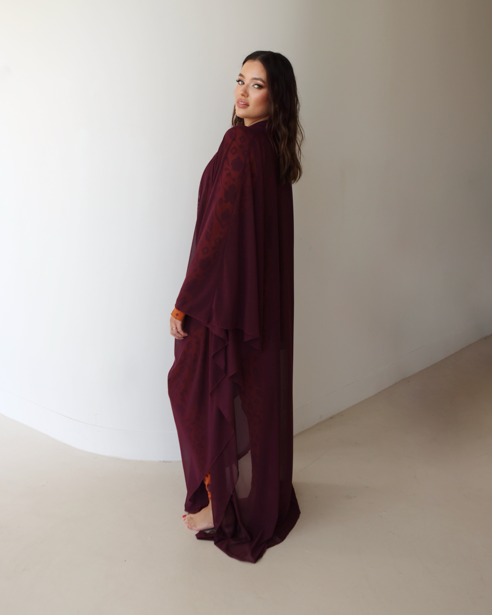 Solara Solid Kaftan