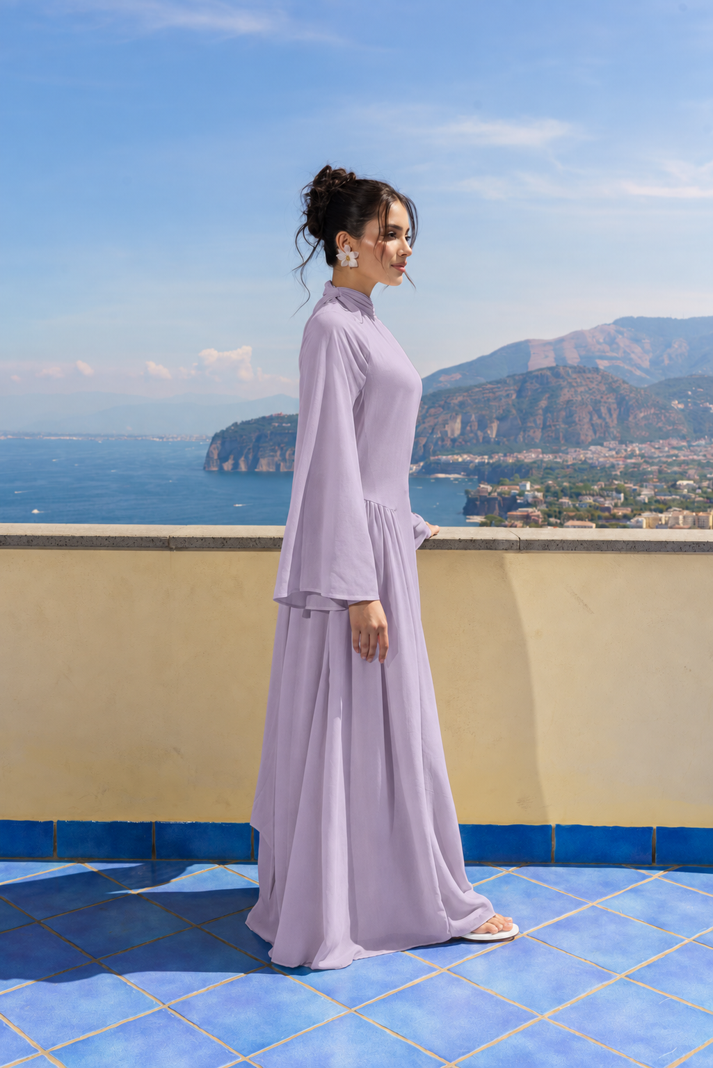 Nora Maxi + Slip Set - Lavender