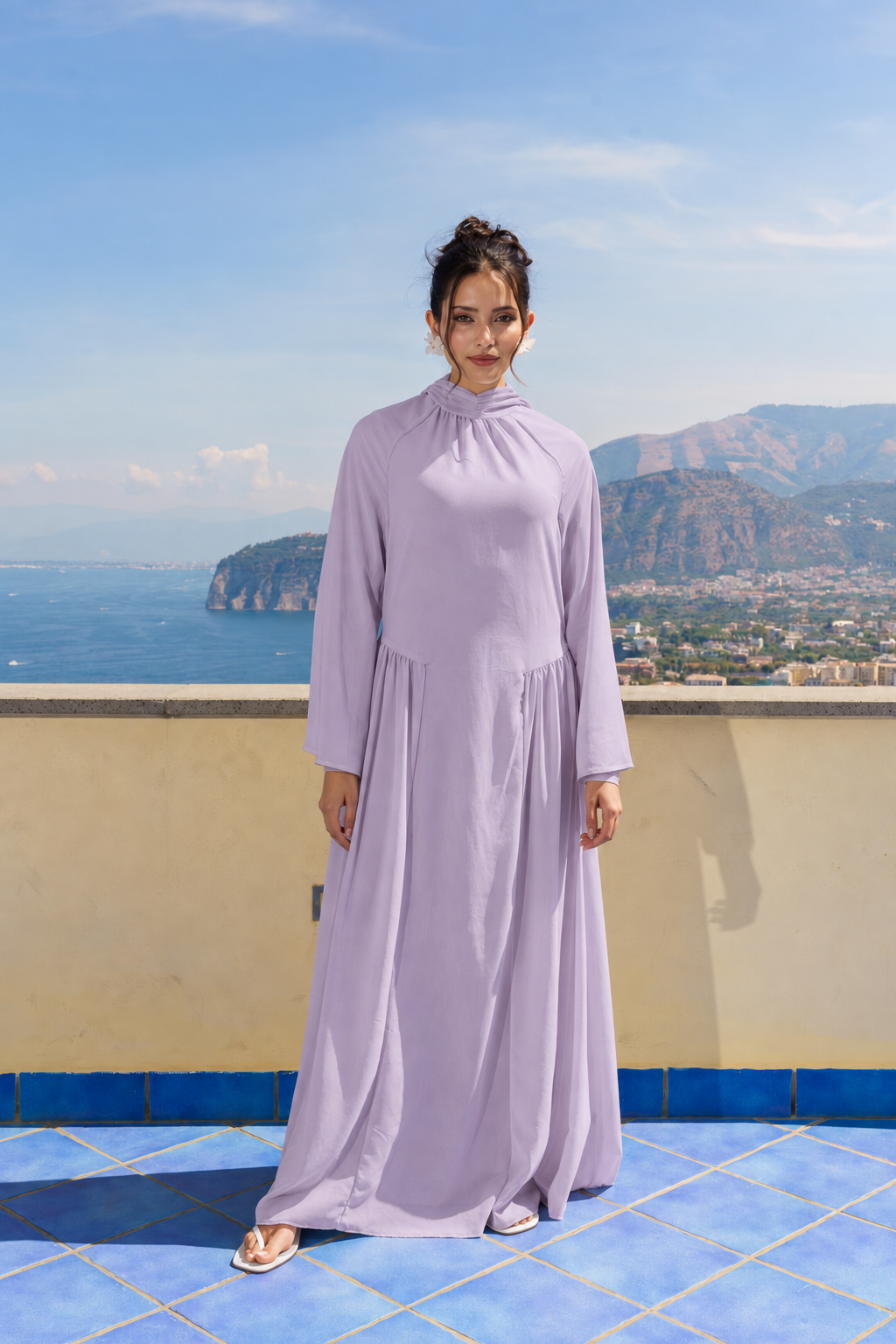 Nora Maxi + Slip Set - Lavender