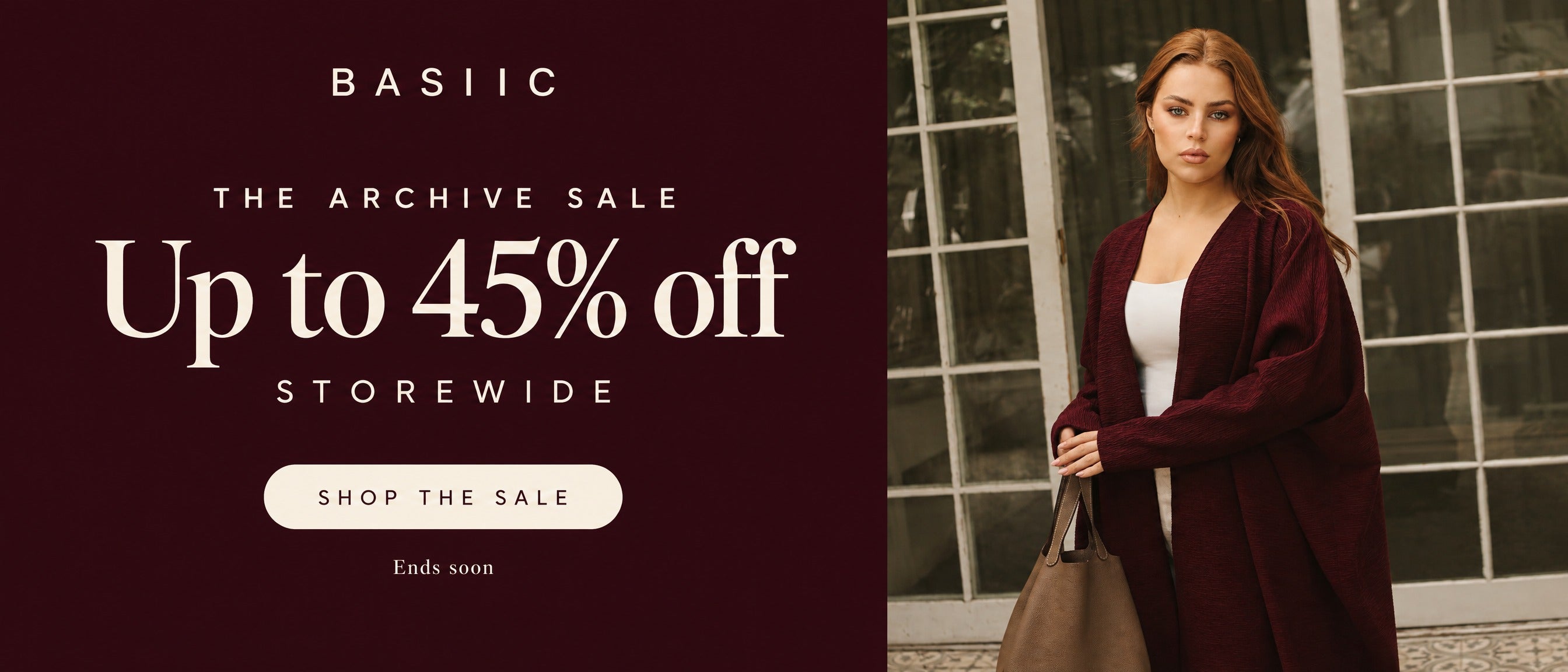 BASIIC Archive Sale. Up to 45% off. Shop the sale.